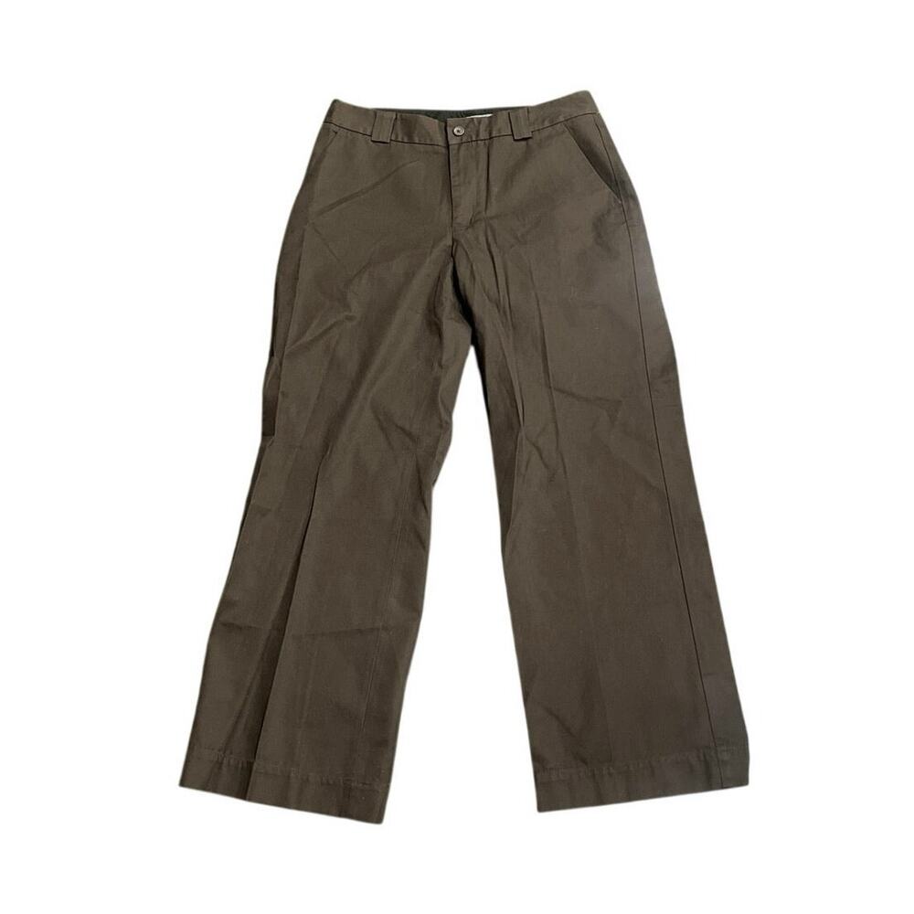 Gap Brown Trouser Pants SZ 6 Tall NWOT Career Business Office Preppy Cotton